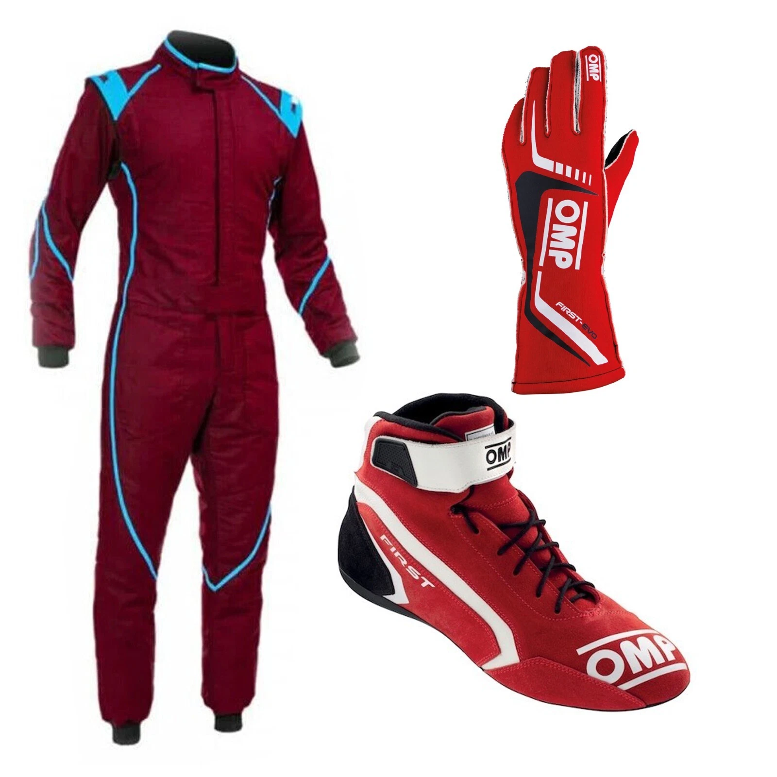 Go Kart Racing Suit Kit – Level 2 Digital Printed Complete Set with Customization Options