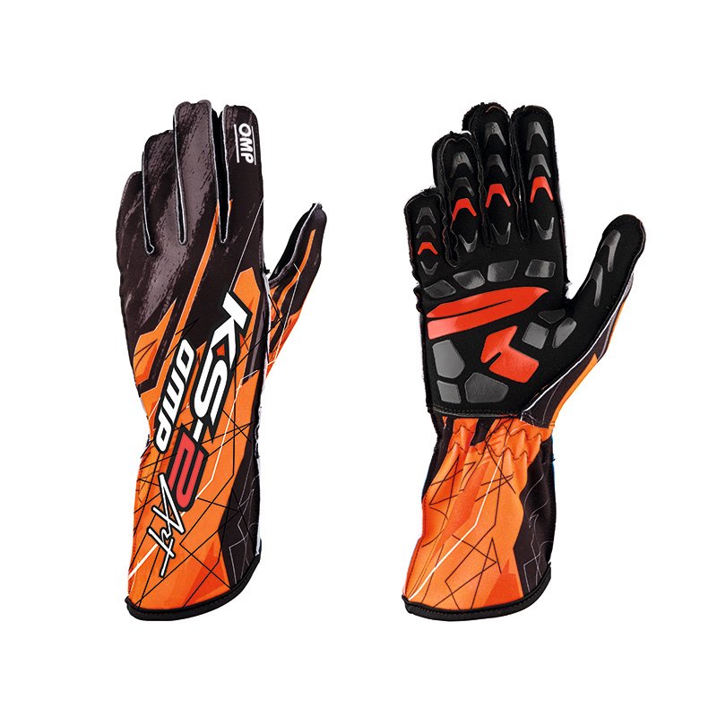 omp ks2 art black orange racing gloves sublimated karting glove pair silicone printed palm grip safety wear track day gauntlet gloves omp ks2 art black orange racing gloves sublimated karting glove pair silicone printed palm grip safety wear track day gauntlet gloves