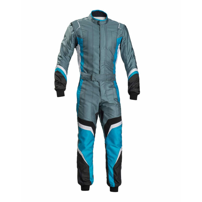 Professional karting suit designed for comfort and protection during kart races.