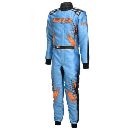 Professional karting suit designed for comfort and protection during kart races.
