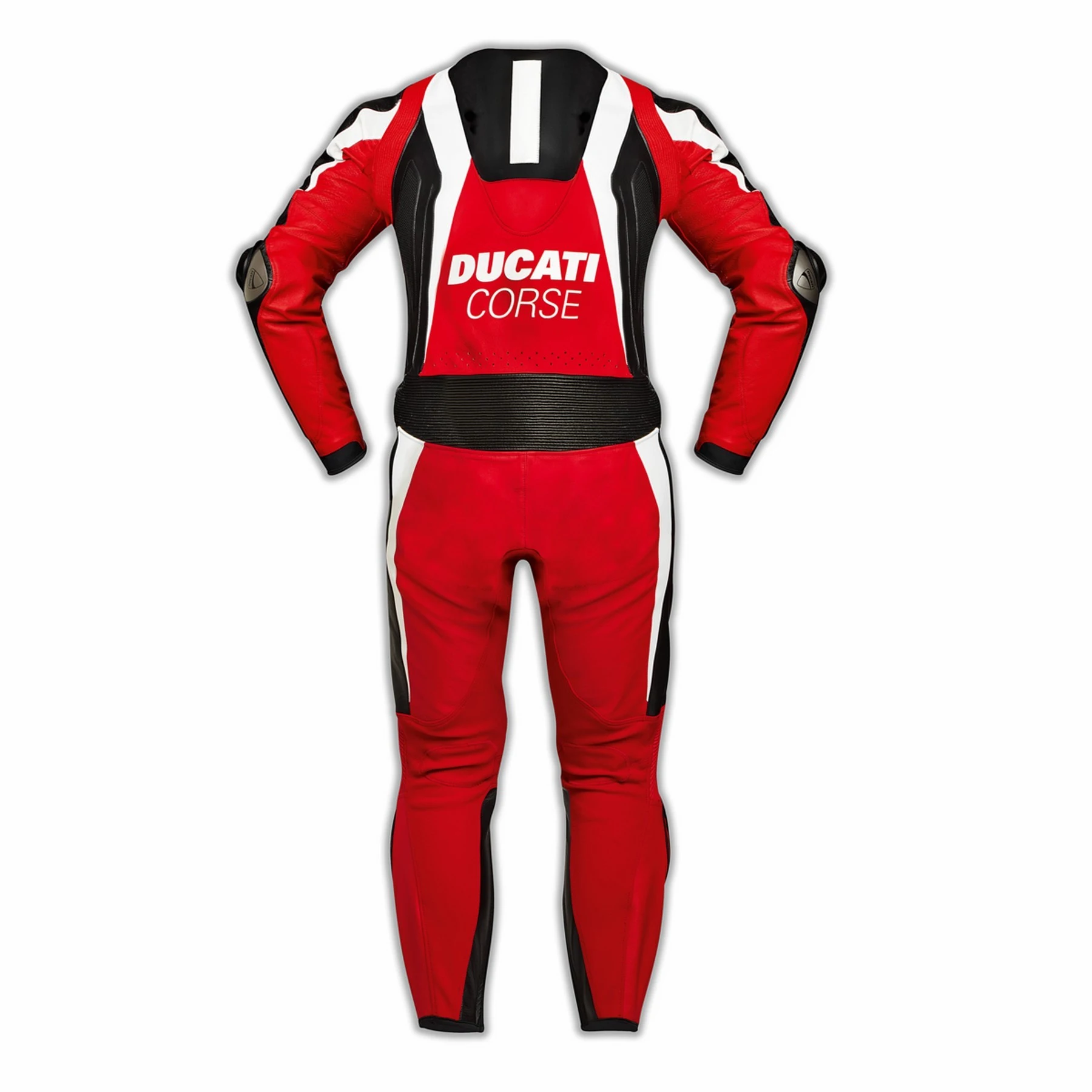 Ducati Corse K3 Perforated One-Piece Leather Motorcycle Racing Suit