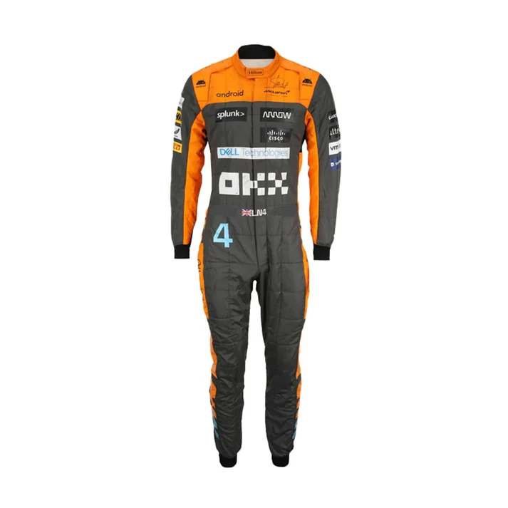 Professional karting suit designed for comfort and protection during kart races.