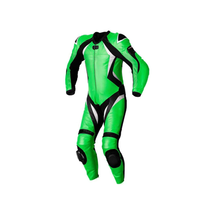 Men’s Motorbike Leather Suit – Full Body Biker Gear with Armor