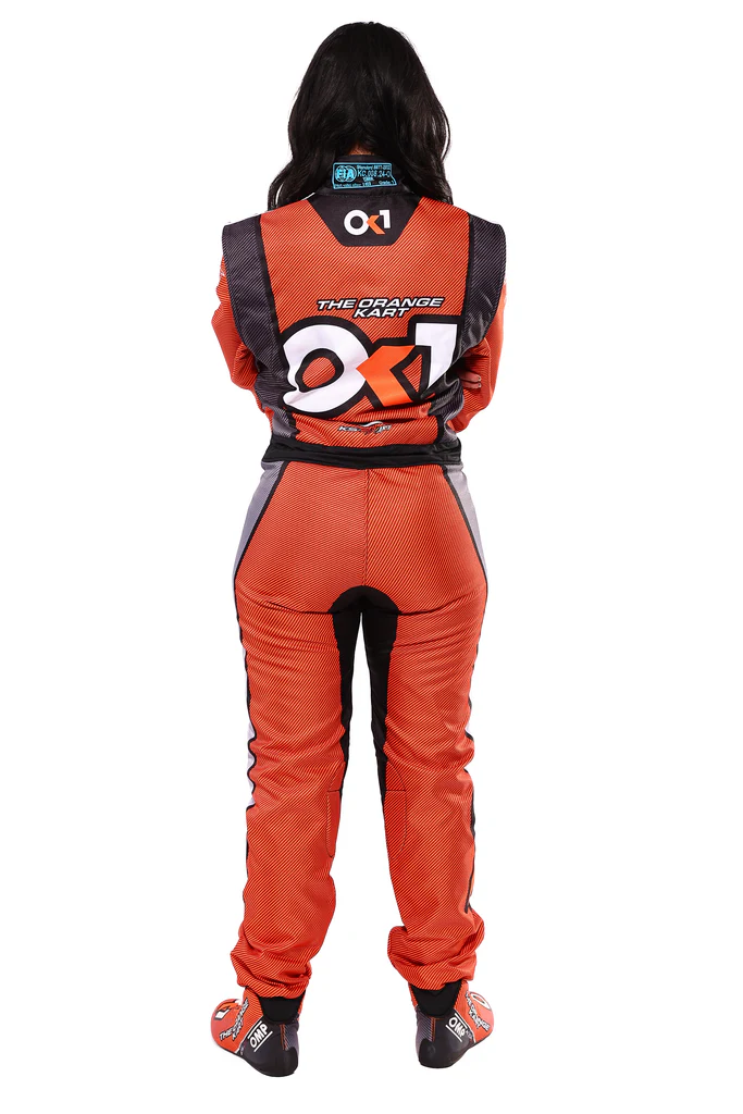 Professional karting suit designed for comfort and protection during kart races.