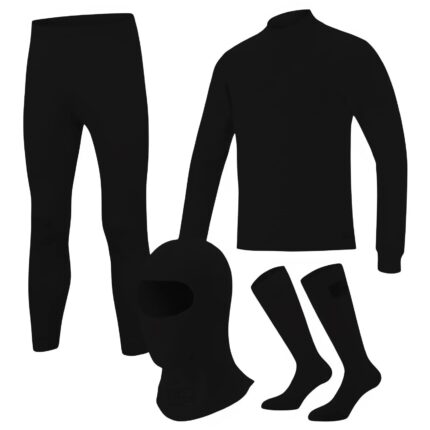 Unisex karting inners kit with balaclava, dri-fit top, pants, and socks for motorsports