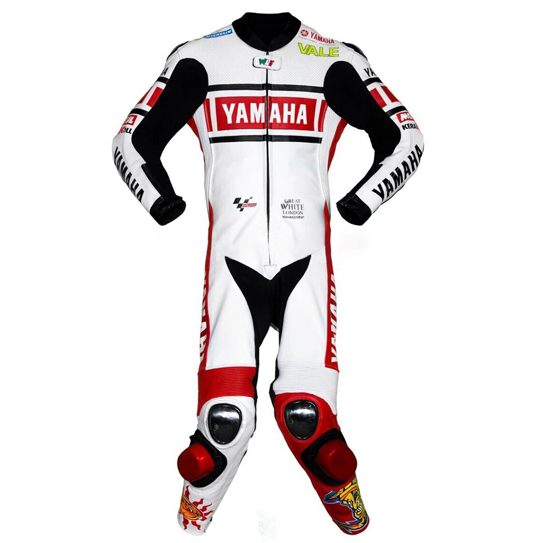 Valentino Rossi Yamaha MotoGP 2005 50th Anniversary One-Piece Leather Motorcycle Racing Suit