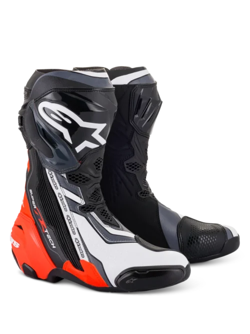 Alpinestars Honda Racing Motorbike Leather Boots – High-Performance Motorcycle Riding & Racing Footwear