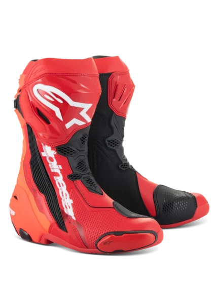 Alpinestars Honda Racing Motorbike Leather Boots – High-Performance Motorcycle Riding & Racing Footwear
