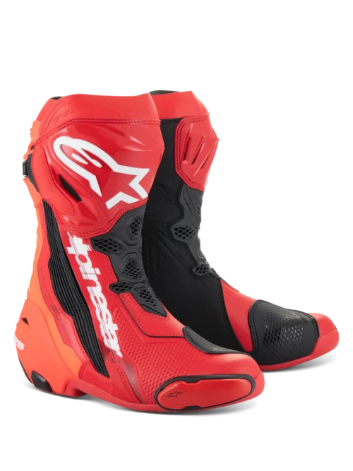 Alpinestars Honda Racing Motorbike Leather Boots – High-Performance Motorcycle Riding & Racing Footwear