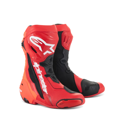 Alpinestars Honda Racing Motorbike Leather Boots – High-Performance Motorcycle Riding & Racing Footwear