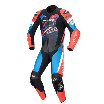 Honda GP Force men motorbike leather suit premium racing wear crafted for comfort style and maximum road protection