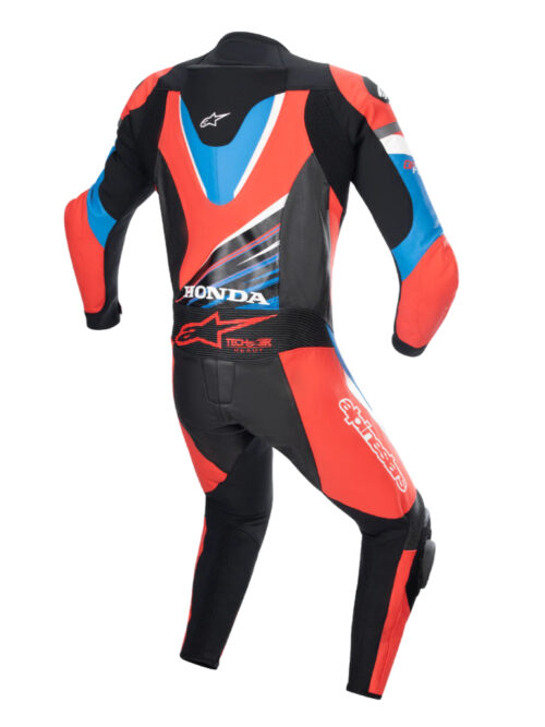 Honda GP Force Men Motorbike Leather Suit – Premium Racing Protection & Comfort