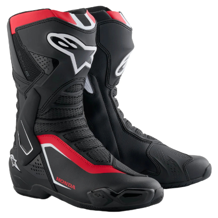 Alpinestars Honda Racing Motorbike Leather Boots 