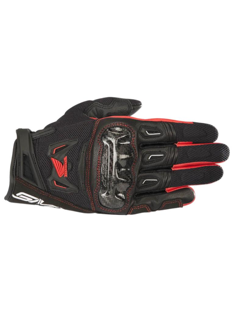 High-Performance Motorbike Leather Riding Gloves with Carbon Knuckle Protection & Reinforced Grip