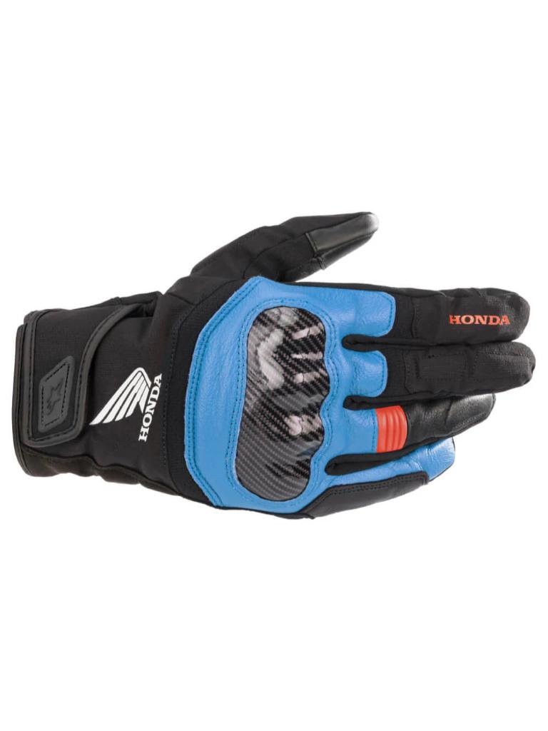High-Performance Motorbike Leather Riding Gloves with Carbon Knuckle Protection & Reinforced Grip