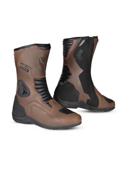 Pro Rider Leather Racing Boots – Ultimate Motorcycle Protection for Men