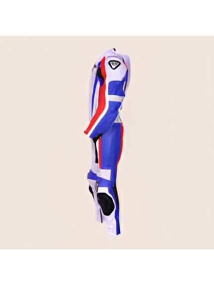 Men’s Motorcycle Racing Leather Suit – Pro Biker Gear & Protection