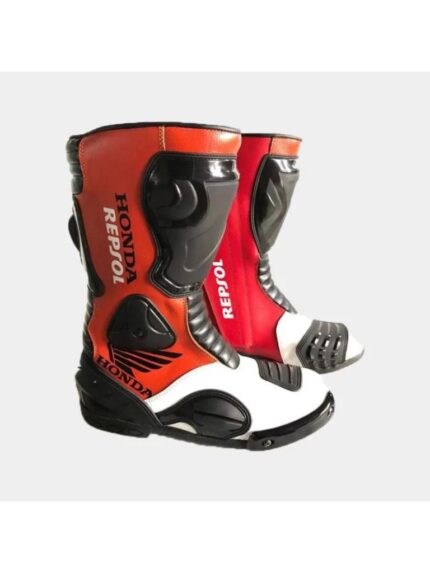 Honda Motorbike Leather Boots – Racing & Riding Gear