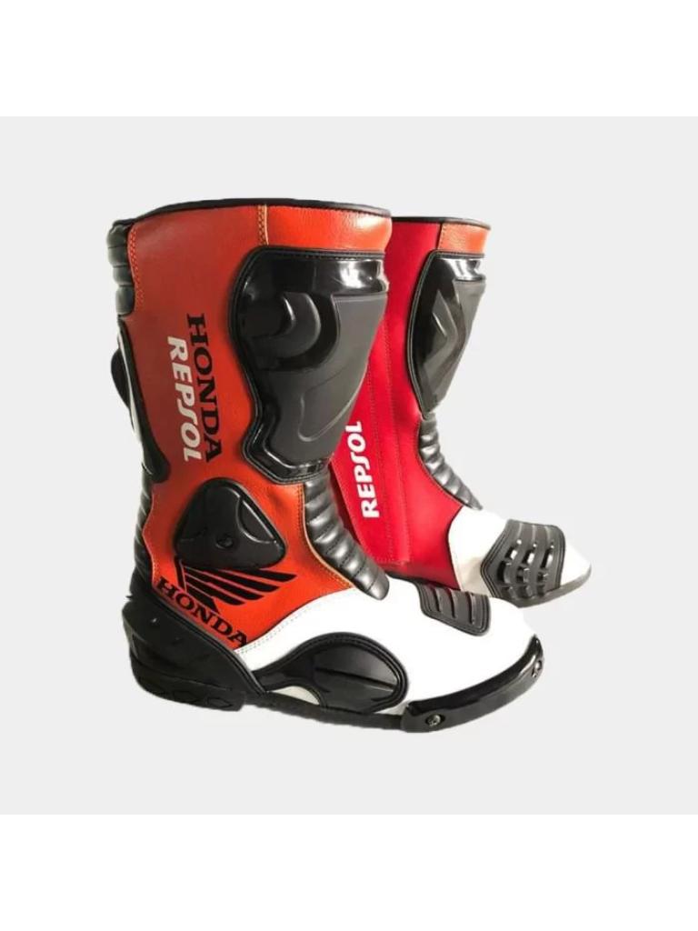 Honda Motorbike Leather Boots – Racing & Riding Gear