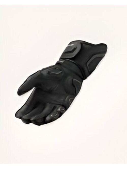 Premium Racing Motorbike Leather Gloves with Knuckle Armor