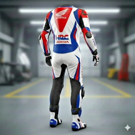 Honda HRC Professional One-Piece Leather Motorcycle Suit