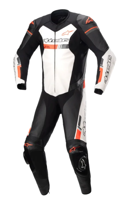 Alpinestars GP Force men racing leather suit engineered for speed protection and ultimate riding comfort