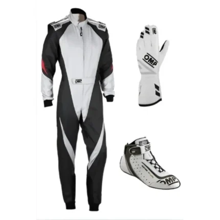 Go Kart Racing Suit Complete Kit Digital Printed Level 2 Kart Suit Shoes & Gloves
