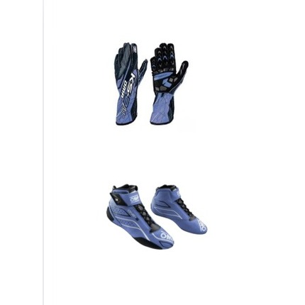 OMP Go Kart Racing Suit Complete Kit Digital Printed Suit, Gloves & Shoes With Customize Options