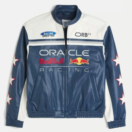 Red Bull Leather Jacket – Premium Racing Moto Jacket | Vintage Red Bull Racing Gear