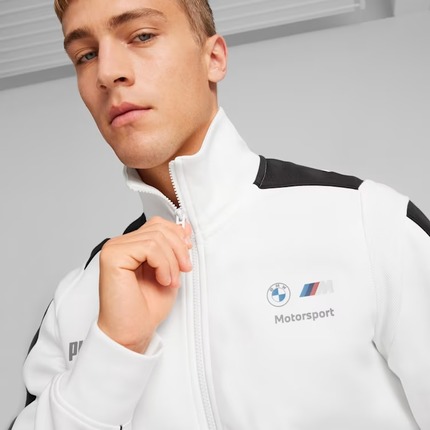 Puma Black Tracksuit – Full-Zip Motorsport Jacket & Trousers | Premium Polyester Fleece