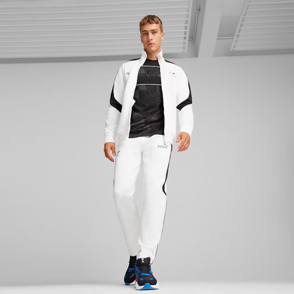 Puma Black Tracksuit – Full-Zip Motorsport Jacket & Trousers | Premium Polyester Fleece