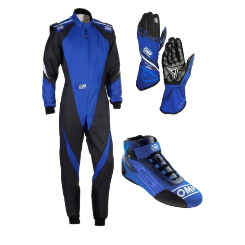 OMP Go Kart Racing Suit Complete Kit Digital Printed Level2 Kart Suit Shoes & Gloves OMP Go Kart Racing Suit Complete Kit Digital Printed Level2 Kart Suit Shoes & Gloves