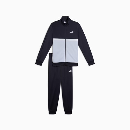 Puma Black Tracksuit – Full-Zip Motorsport Jacket & Trousers | Premium Polyester Fleece