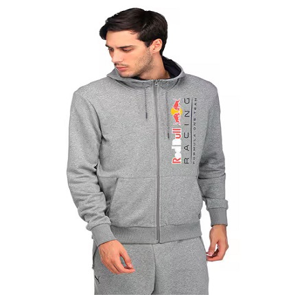Red Bull Racing Tracksuit – Polyester Fleece Hoodie and Track Pants with Red Bull Logos
