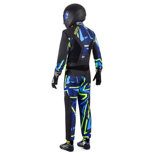 Sparco Go Kart Race Suit Level 2 Digital Printed Made to Measure Lightweight Karting Performance Gear