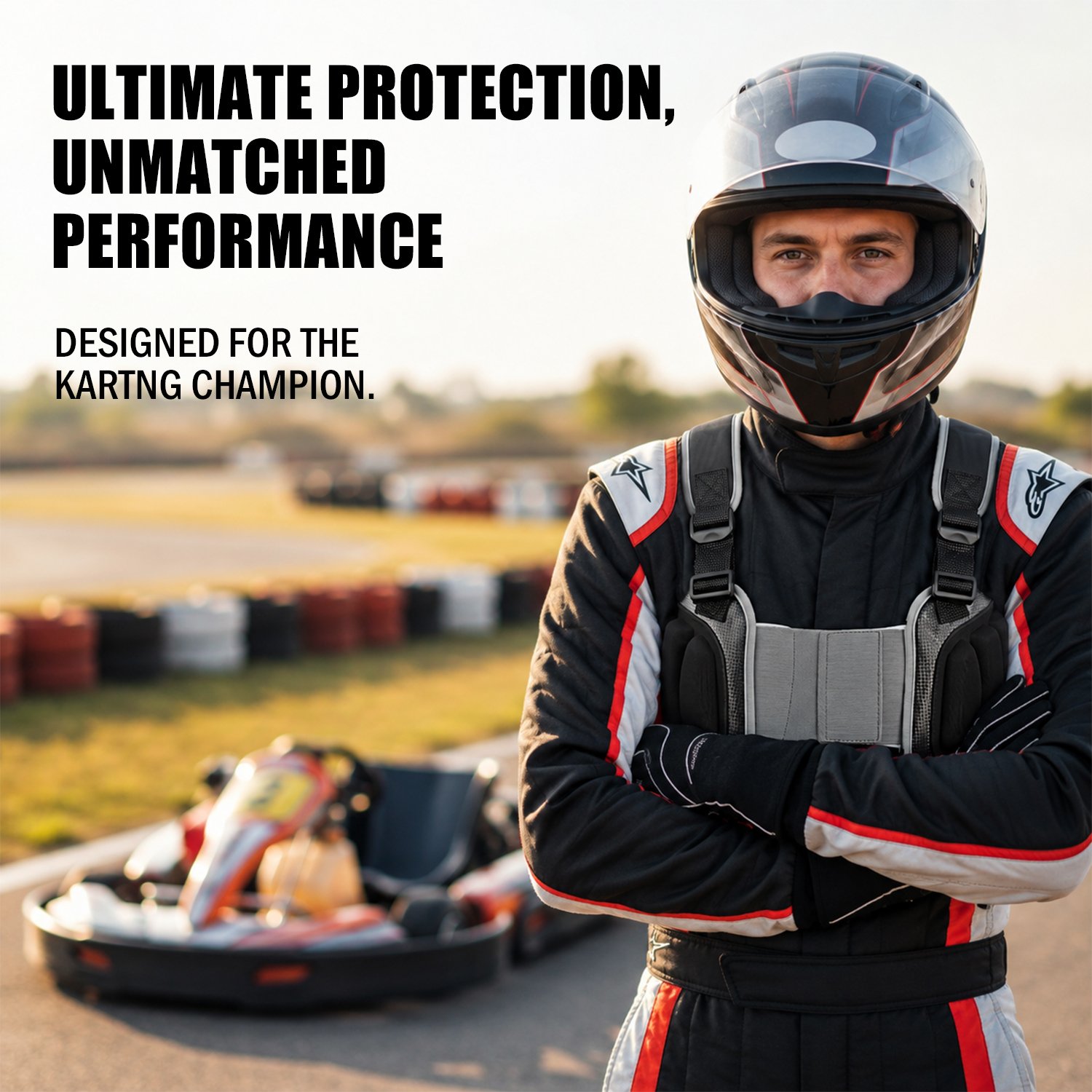 Go Kart Rib Protector for Adults & Youth – Adjustable Racing Chest Guard with Impact-Resistant Rib Protection - Image 7