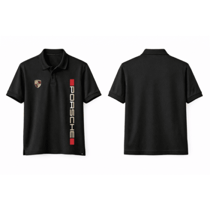 Porsche Polo Team Cotton Shirt and Go Kart Racing Shirt Digital Printed Made to Measure Level 2 Performance Shirt