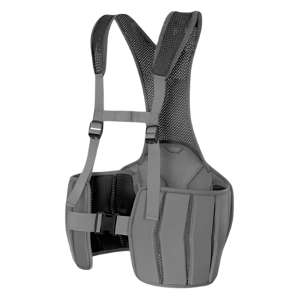 Rib Guard Chest Protector – Impact Resistant Rib, Kidney & Spine Protection with Adjustable Straps