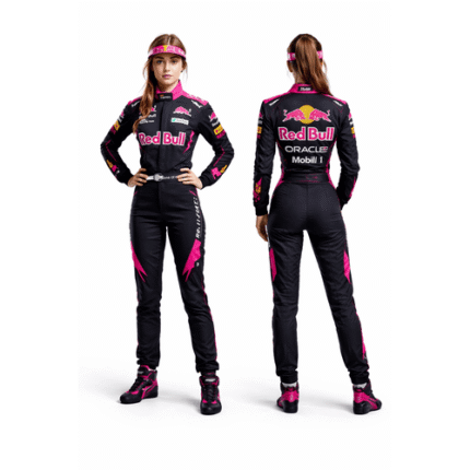 Red Bull Go Kart Racing Suit Level 2 Digital Printed Made-to-Measure Karting Performance Gear