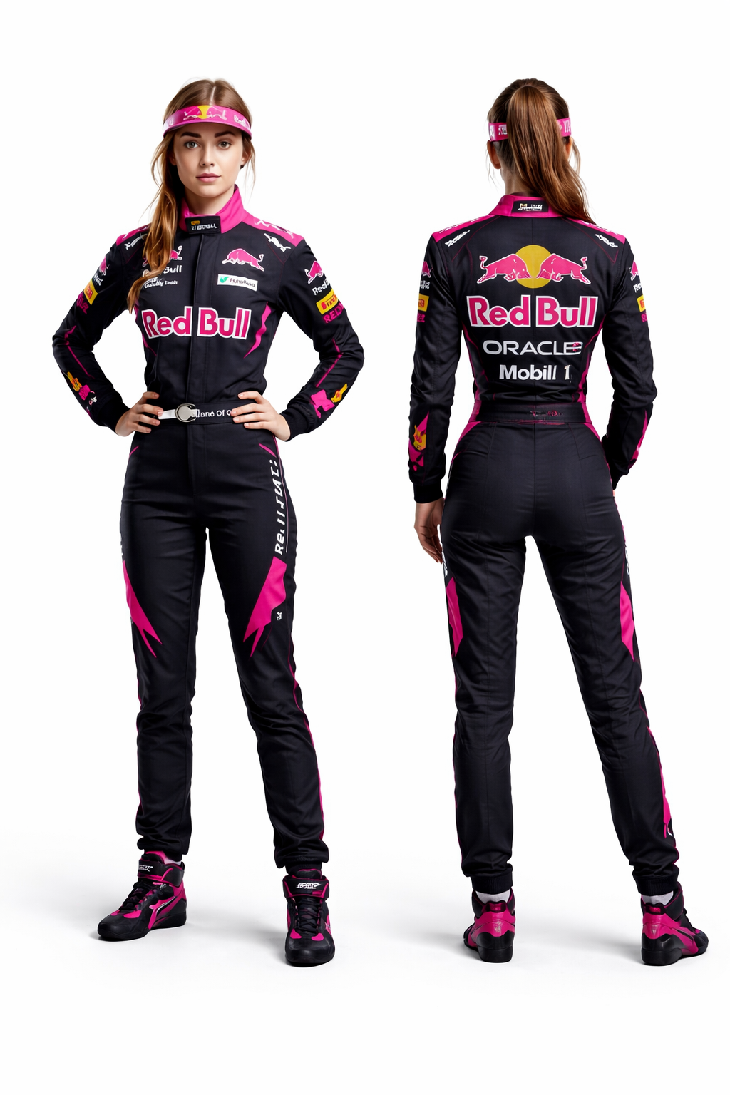 Red Bull Go Kart Racing Suit Level 2 Digital Printed Made-to-Measure Karting Performance Gear