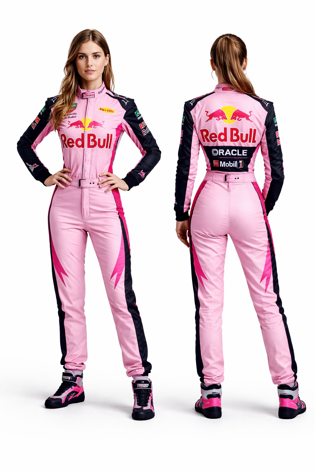 Red Bull Go Kart Racing Suit Level 2 Digital Printed Made-to-Measure Karting Performance Gear