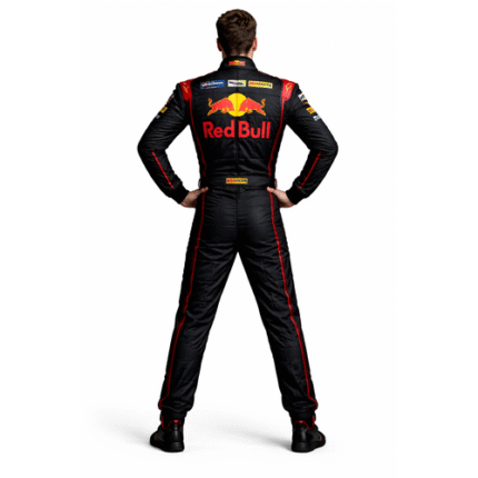Red Bull Go Kart Racing Suit Level 2 Digital Printed Made-to-Measure Karting Performance Gear