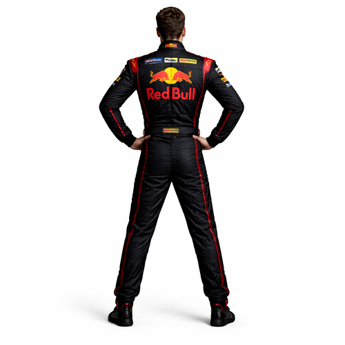 Red Bull Go Kart Racing Suit Level 2 Digital Printed Made-to-Measure Karting Performance Gear Red Bull Go Kart Racing Suit Level 2 Digital Printed Made-to-Measure Karting Performance Gear