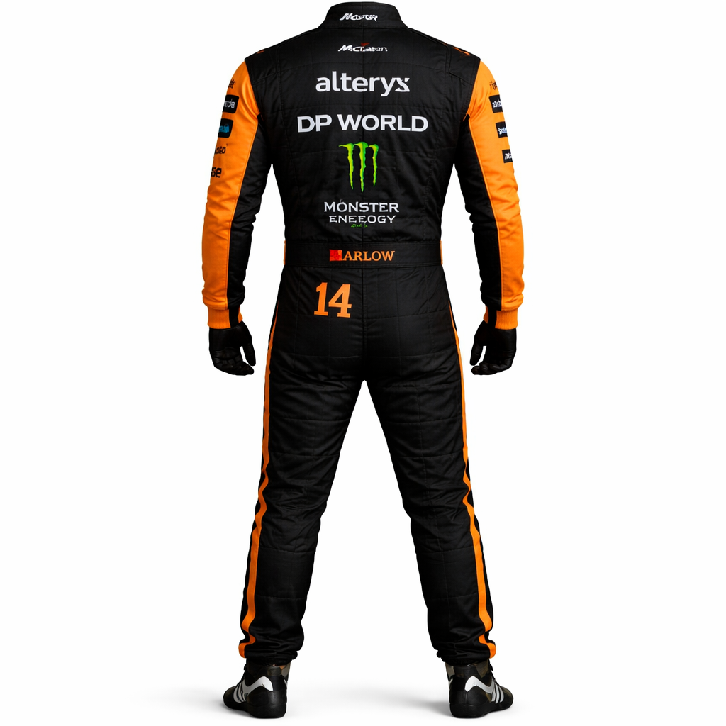 McLaren Go-Kart Racing Suit Karting Suit Digital Printed One Piece Karting Race Outfit McLaren Go-Kart Racing Suit Karting Suit Digital Printed One Piece Karting Race Outfit