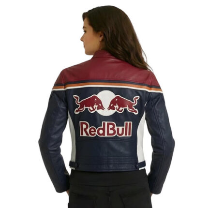 Women’s Red Bull Racing Leather Jacket MotoGP Biker Style