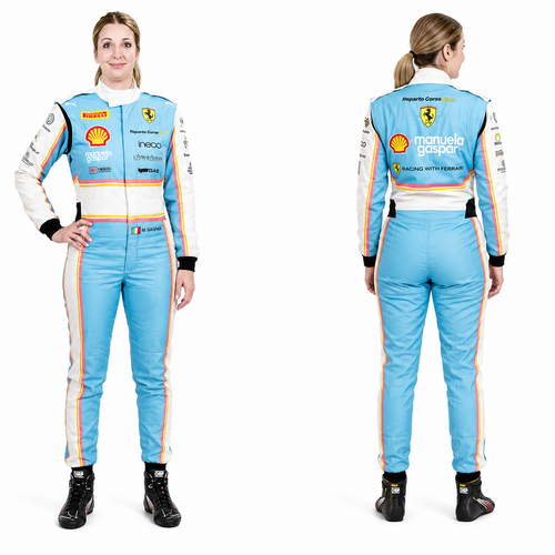  Ferrari Custom Go-Kart Racing Suit | Printed Karting Suits Adults Kids