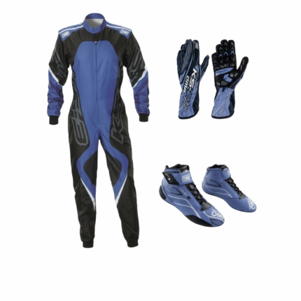 OMP Go Kart Racing Suit Complete Kit Digital Printed Level2 Kart Suit Shoes & Gloves