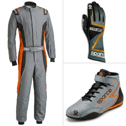 Custom Sparco Victory Go-Kart Racing Suit kit | Printed Karting Suits