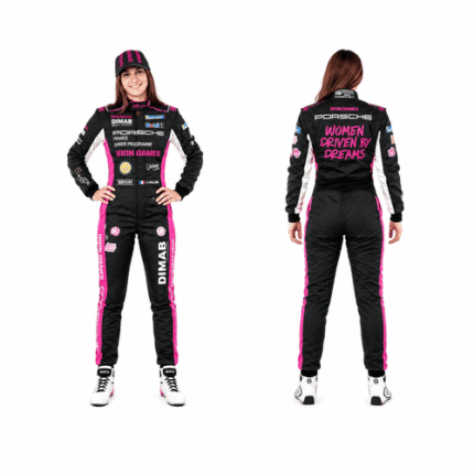 Iron Dames Racing Suit | Pink & White Michelle Gatting Replica