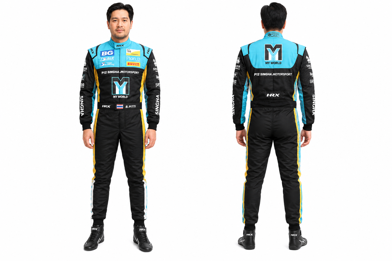 Singha Motorsport TP12 Team Racing Suit | Level 2 Kart Gear